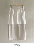 Aldi Basic H-Line Long Skirt (Belt Set)