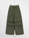 Heyten banding string nylon cargo parachute pants