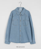 Akimo Pocket Vintage Denim Shirt