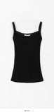 Hemt Tension Color Ribbed Sleeveless