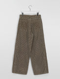 Etoni Corduroy Wide Pants