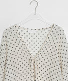 Hannew Dot Summer Sleeveless Cardigan Set