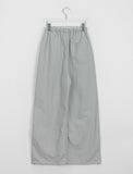 Tsukoko banding cut string nylon jogger pants