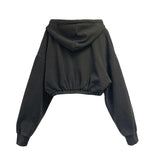 PIGMENT CROP HOODIE ZIP-UP