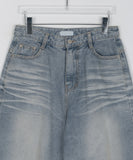 Herco Cat Washing Bermuda Denim Pants