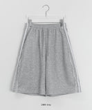 Holg Lace Track Banding Bermuda Pants