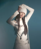 Cut-out Turtleneck Long Sleeve