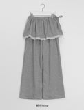 Diju lace banding wrap skirt pants