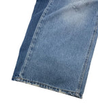 3 BUTTON CARPENTER WIDE DENIM