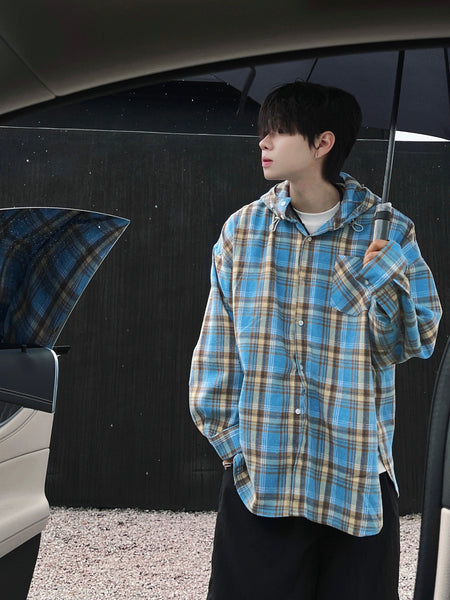 【DISCERNMENT】Kitsch Cap Hooded Shirt Jacket DISCERNMENT (ディーサーメント) - キッチュキャップフーディ