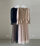 Crete Color Scheme Pleated One Piece