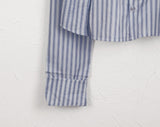 Afton Geek Chic Twisted Ribbon Stripe Shirt