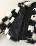 Alice Chess Fur Jacket