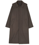 Hoodie Balmacaan Long Coat