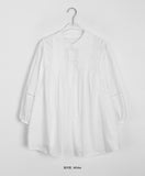 Aika Punching Pintuck Blouse