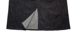 Flak Cargo Black Denim Long Skirt