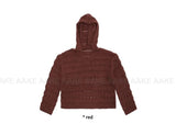 NETTED HOOD KNIT