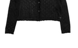Juju Flower Punching See-Through Cardigan