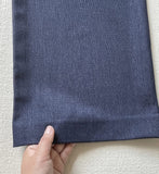 Ellie Pintuck Wide Denim Slacks