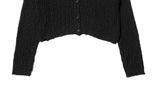 Center Hood Crop Cardigan