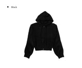 Fabi Two-Way Knit Hood Zip-Up Cardigan