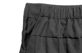 Catty strap pleats mini skirt