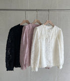 Loa Lace Flower Surgical Blouse