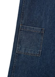AK. LEATHER LABEL CARGO DENIM