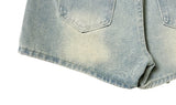 Nibeo Denim Ribbon Wrap Skirt Pants