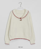 Hicody Duffel Button Collar Knit