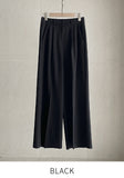 Cento Two-Pin Tuck Wide Straight Slacks