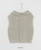 Haribu Knit Hood Vest