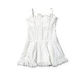 Husi Lace Ribbon Bustier One Piece