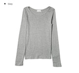 Dizzy Round Slim Long Sleeve T-shirt