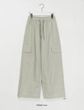 Heyou Summer Banding Wide Cargo Pants