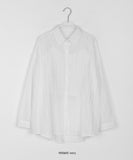 Heat Wrinkle Over Shirt Sleeveless Set