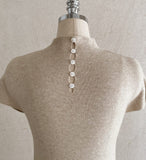 Shua Back Button Repeat Flare Knit One Piece (Belt set)