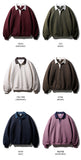 Aaron Rugby Collar Sweatshirt
