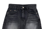 Shino Washing Denim Mini Skirt