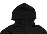 Muka nylon crop hood windbreaker