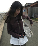 Accu Patch Raglan 2-Way Hood Zip Up
