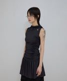 Hooded High Neck Dress