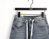 Acre String Washing Wide Denim Pants