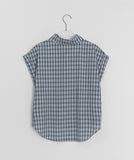 Hinbo Summer Check Roll-up Short Sleeve Shirt