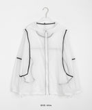 Tsukane string piping wind jumper