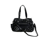 Riva Glossy Stud Two Way Bowser Cross Shoulder Bag