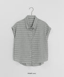 Hinbo Summer Check Roll-up Short Sleeve Shirt