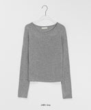 Hadel Basic Layered Long Sleeve Tee