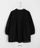 Aika Punching Pintuck Blouse