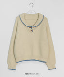 Hicody Duffel Button Collar Knit